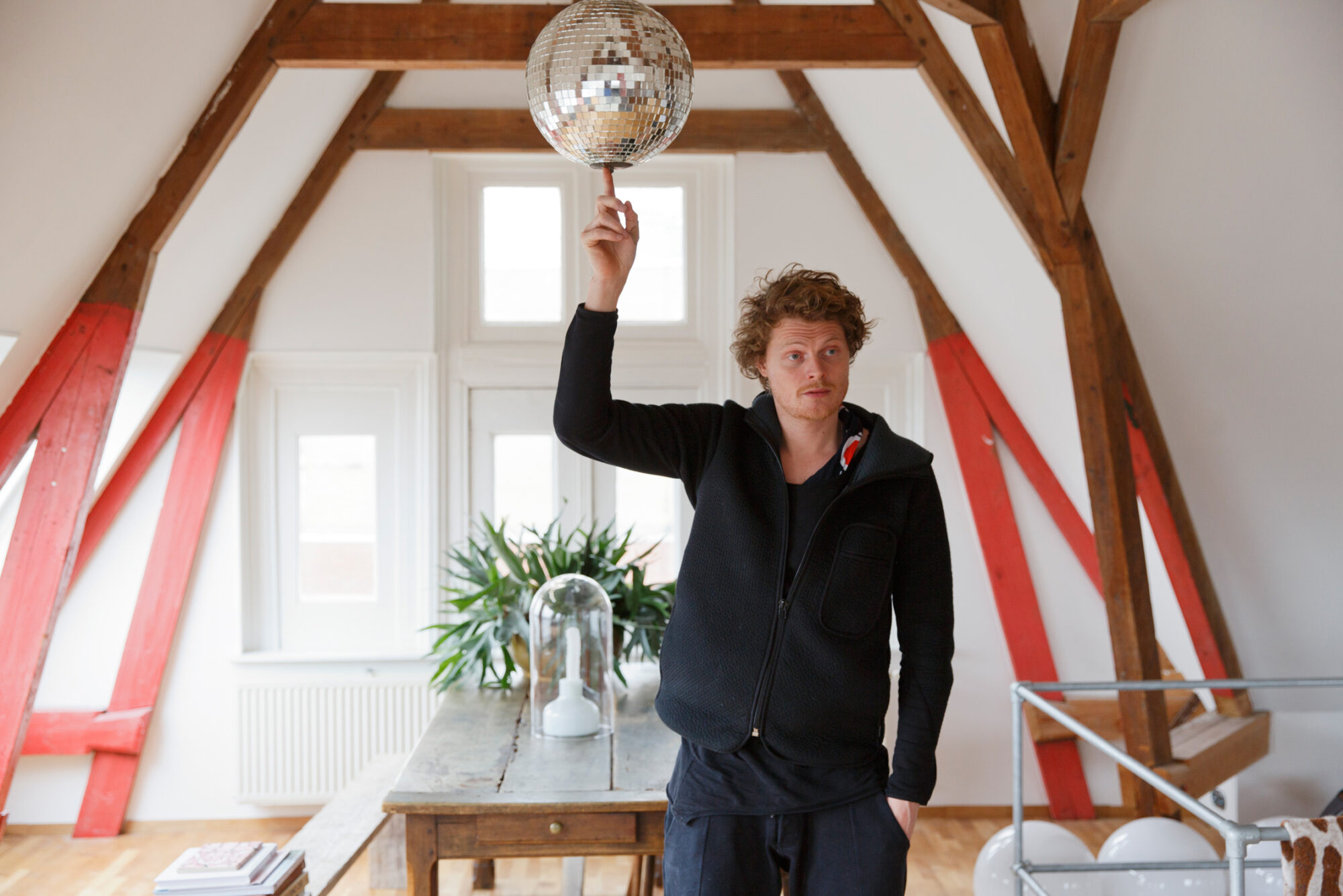 Textile development, technological innovation and musical intervention with Dutch designer Borre Akkersdijk