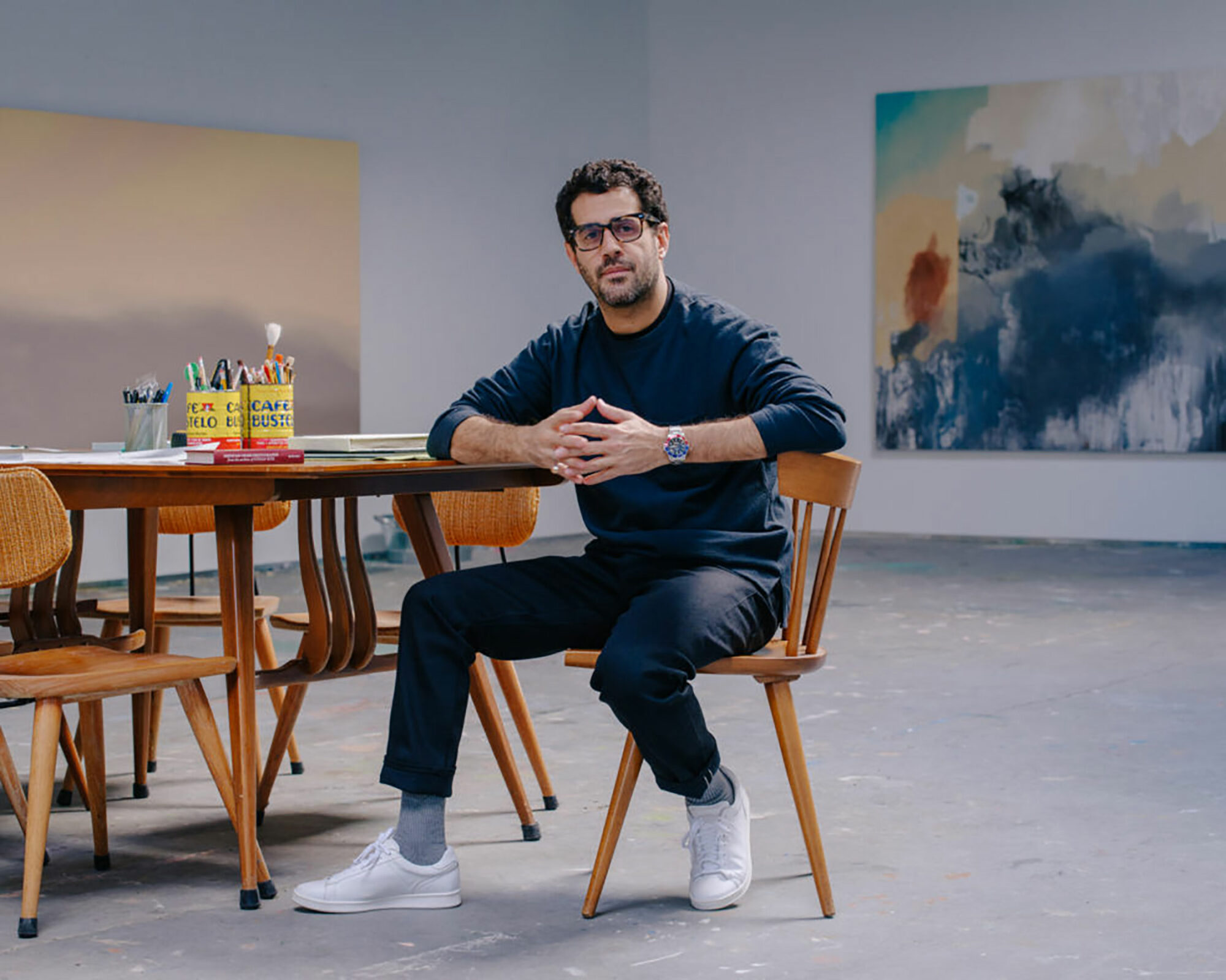 José Parlá's Brooklyn studio